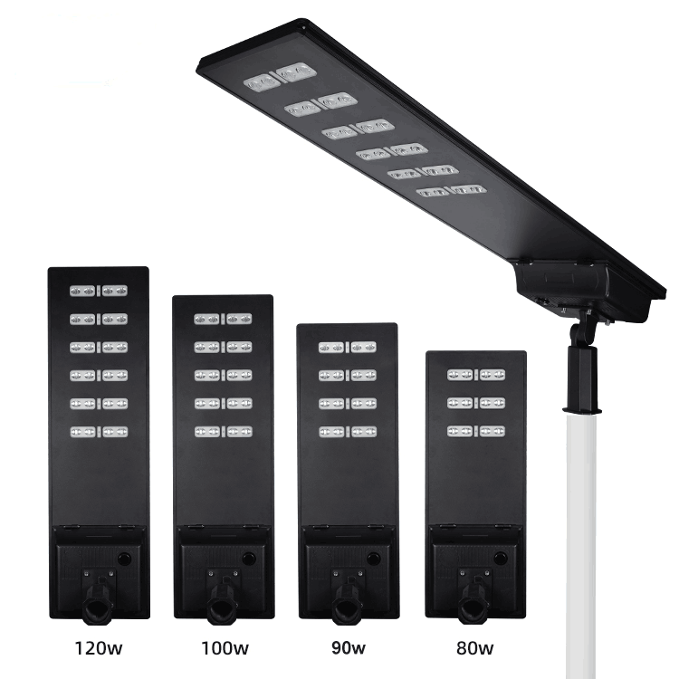 Outdoor IP65 LED Solar Street Light with Battery