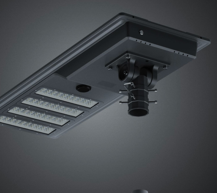 Aluminum alloy integrated solar street lights