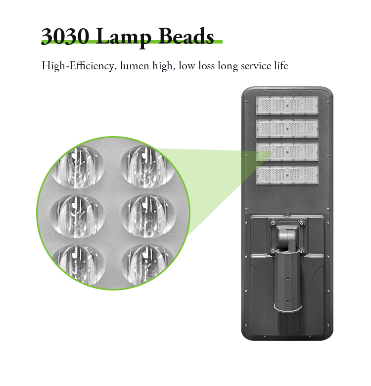Outdoor integrated solar street light for municipal road lighting