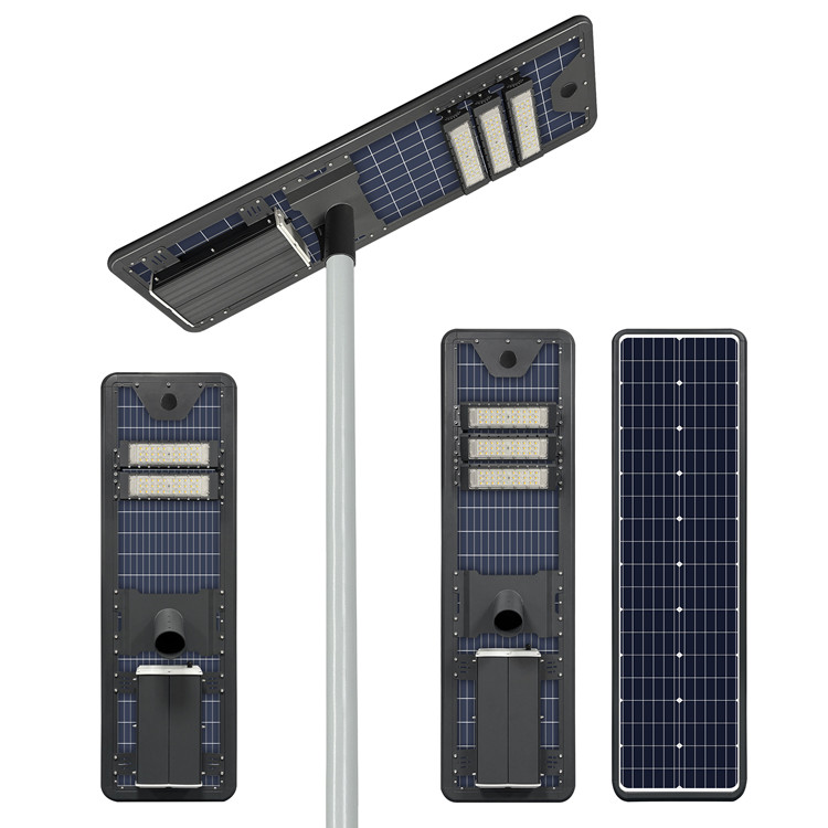 Aluminum alloy integrated solar street lights
