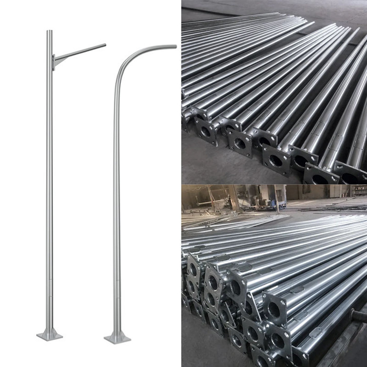 steel street light poles ranging from 4 to 12 meters in height