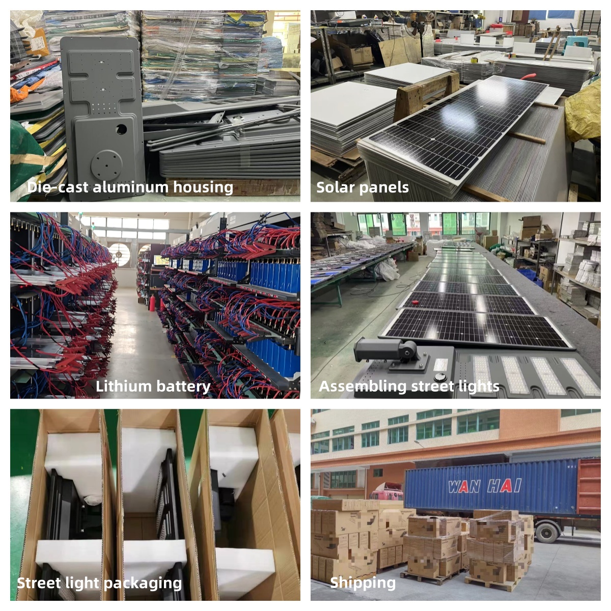 Street light production process